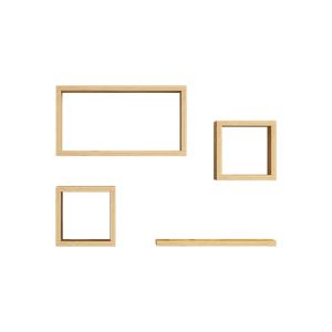 Melamine shelf Babine oak color 84x15x44cm