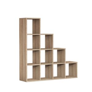 Melamine shelf, sonoma color, 120x30x123.6hcmhm9238.12