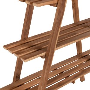 Teak shelf in natural color Stam Hm7895 120x33x180hcm