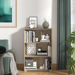 Tomar 3 shelf/shelf made of gray oak 70x24.5x107.5cm