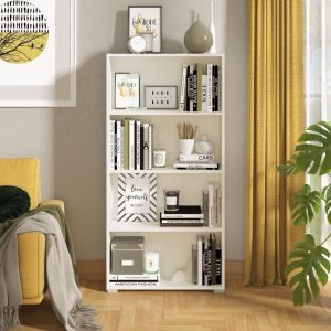 Shelving unit Tomar 4 white 70x24.5x142cm