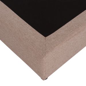 За легло King-size Siggy Hm21218.01 - бежов плат - за матрак 180x200см.