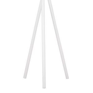 Hanger Sigar metal-wood in white-natural color 49x51x187cm