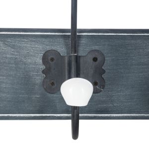 Holden Mdf Clothes Hanger in Antique Black Color 19.5x9x60.5cm