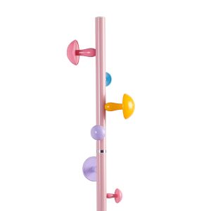Закачалка за дрехи Violetta метална цвят розов D31x167cm