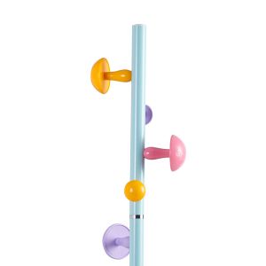 Закачалка за дрехи Violetta метална цвят светло син D31x167cm