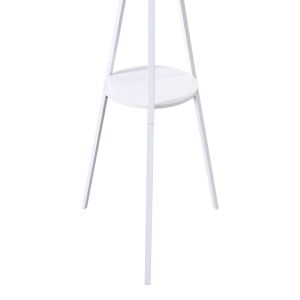 Denner metal coat hanger in white color 48.5x48.5x180cm