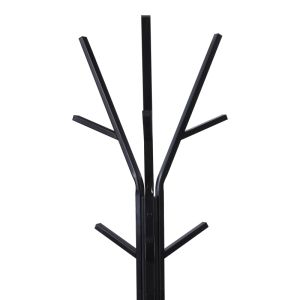 Denner metal coat hanger in black color 48.5x48.5x180cm