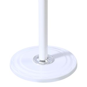 Coat hanger Keleste metal in white color D37x175cm