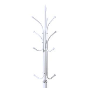 Coat hanger Keleste metal in white color D37x175cm