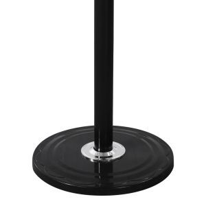 Coat hanger Keleste metal in black color D37x175cm