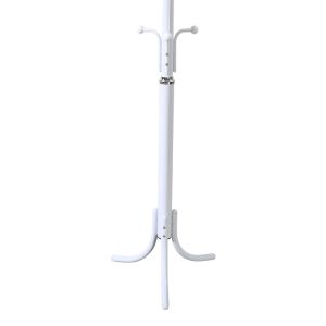 Mendora metal coat hanger in white color 40x40x180cm