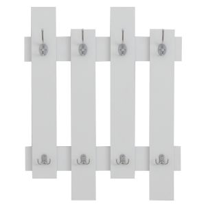Wesson wall hanger, melamine in white 64x4x79cm (hm8940,11)