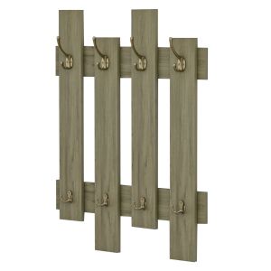 Wesson wall hanger, melamine in olive green 64x4x79cm (hm8940,12)