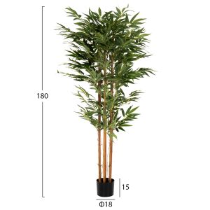 Изкуствено растение в кашпа Hm4004 бамбуково дърво 180hcm