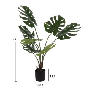 Изкуствено растение в кашпа ημ7990 Monstera 90hcm