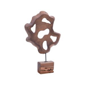 Интериорна декорация Strab Inart Naturally естествено дърво тик-метал 55x10x80cm
