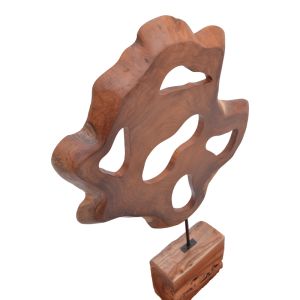 Интериорна декорация Strab Inart Naturally естествено дърво тик-метал 55x10x80cm