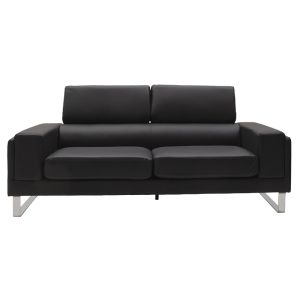 Канапе Shea 2бр. Pu Lounge комплект в черен цвят