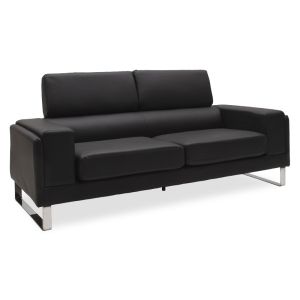 Канапе Shea 2бр. Pu Lounge комплект в черен цвят