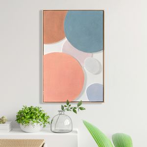 Картина 3d Hm4543.02 с бежова Ps рамка-ръчно изработени форми 60x4,5χ90hcm.