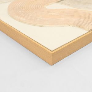 Картина 3d с бежова Ps рамка-ръчно изработени извити форми Hm4557 72x5x102hcm.
