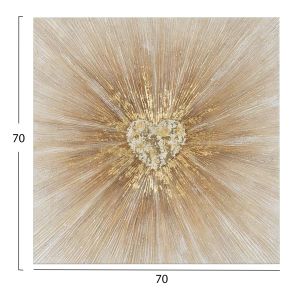 Картина Gobi Hm4854 принтирано платно 70x2,8 (дебелина)x70hcm.