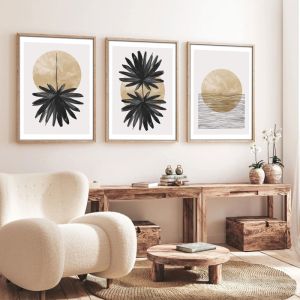 Canvas painting Envazy triptych with digital printing 30x3x40cm