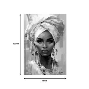 Painting on canvas Gazel 70x3.5x100cm