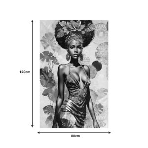 Painting on canvas Georgina 80x3x120cm