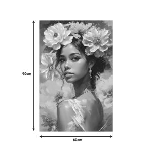 Canvas painting Lilibet 60x2.5x90cm