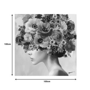 Painting on canvas Mavare 100x3.5x100cm