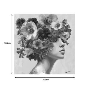 Painting on canvas Mavare 100x3.5x100cm