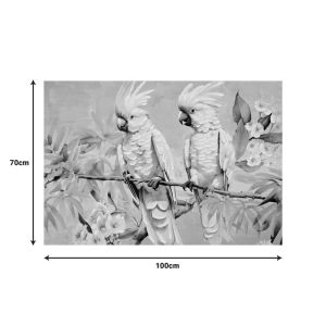 Painting on canvas Parote 100x3x70cm