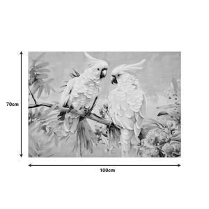 Painting on canvas Parote 100x3x70cm