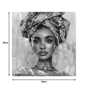 Картина върху платно Turban 80x3x80см