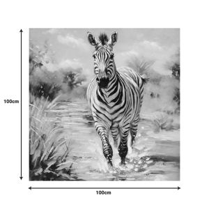 Картина върху платно Zebrero 100x3x100см