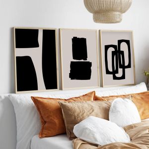 Картина върху платно черен триптих с дигитален печат 50x2x35см