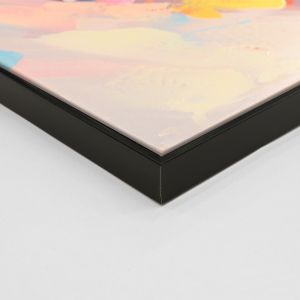 Картина за стена Hm4570 черна Ps рамка с печат на платно лице на жена 122x4,5x62hcm.