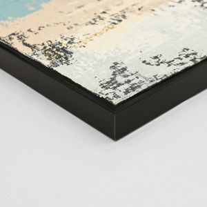 Картина за стена абстракт Hm4575.02 черна Ps рамка-платно 142x4.5x72hcm.