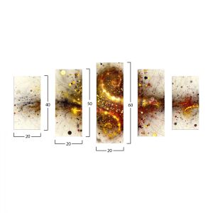 Картина пано от 5 елемента Explosion Hm7206,07