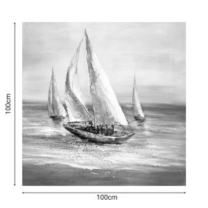 Картина платно Sailer 100x3x100cm