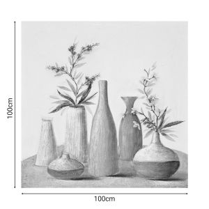 Картина платно Vase 100x3x100cm