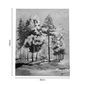 Картина платно с рамка Tersa Inart 80x3x100cm