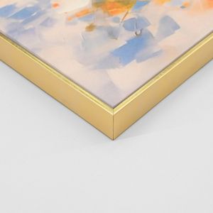 Картина поп арт маймуна Ps платно златна рамка Hm4539 62x4,5x62hcm.
