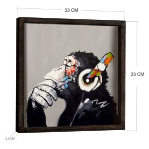 Картина принт Funky Monkey Hm7330 33x33cm