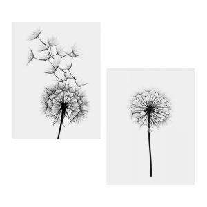Картина принт от 2 елемента Dandelion Hm7203,02