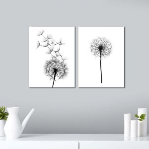 Картина принт от 2 елемента Dandelion Hm7203,02