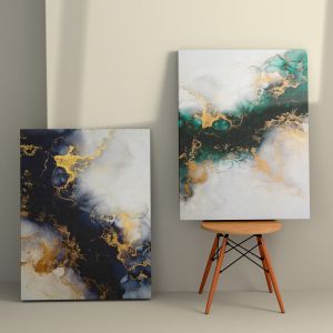 Картини 2 бр. серия Gobi Hm4839 принтирано платно 50x3 (дебелина) X 70 височинни см. (x2)