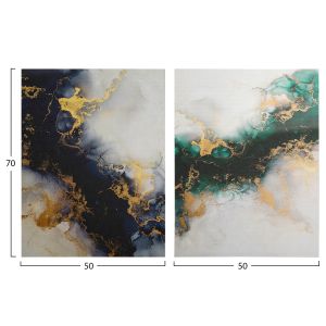 Картини 2 бр. серия Gobi Hm4839 принтирано платно 50x3 (дебелина) X 70 височинни см. (x2)